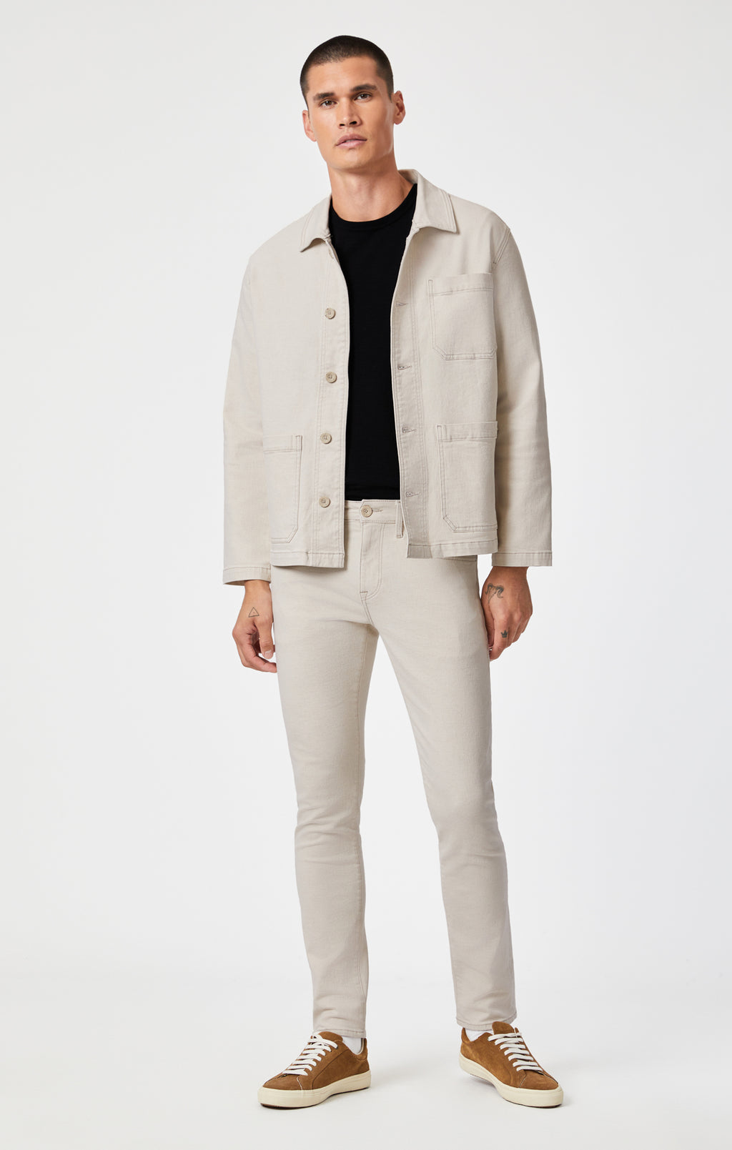 VICTOR JACKET IN NATURAL ECRU DENIM - Mavi Jeans