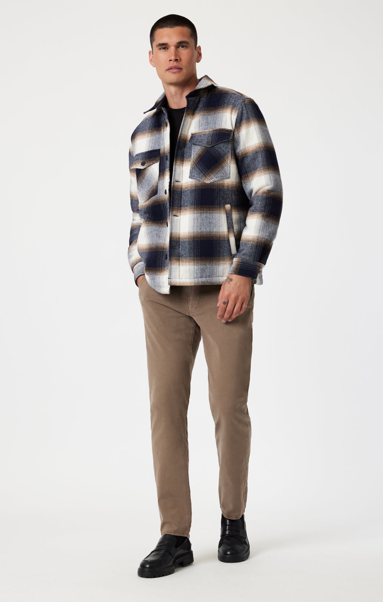 MILTON SLIM STRAIGHT CHINO IN TIMBER LUXE TWILL - Mavi Jeans