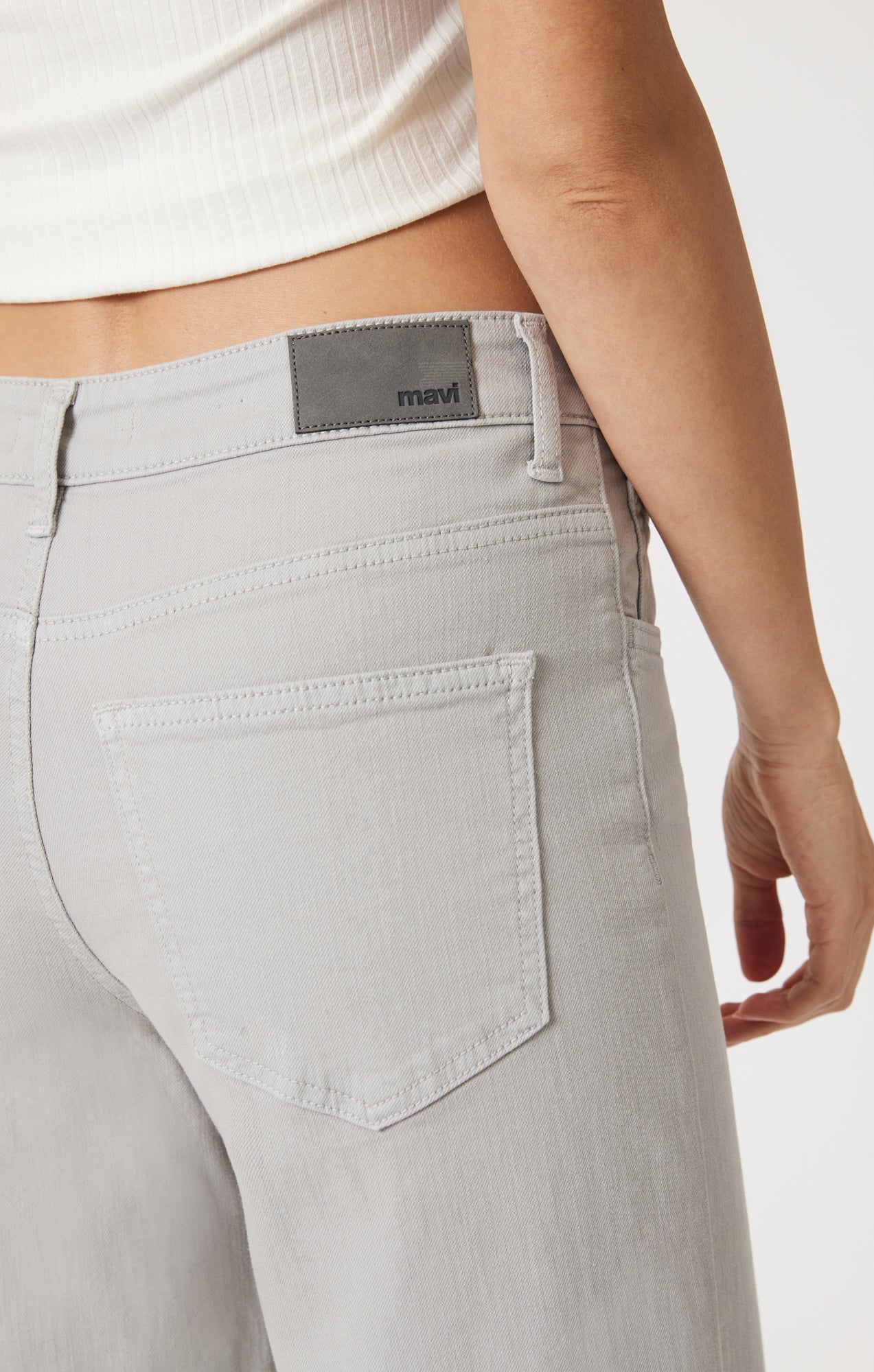 ALENA WIDE LEG IN MIRAGE GRAY FLEX BLUE - Mavi Jeans