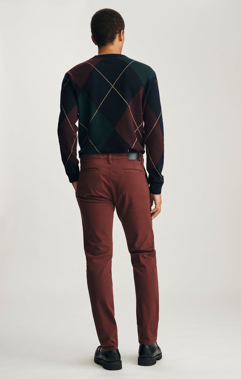 MILTON SLIM STRAIGHT CHINO IN PORT ROYALE CASUAL TWILL