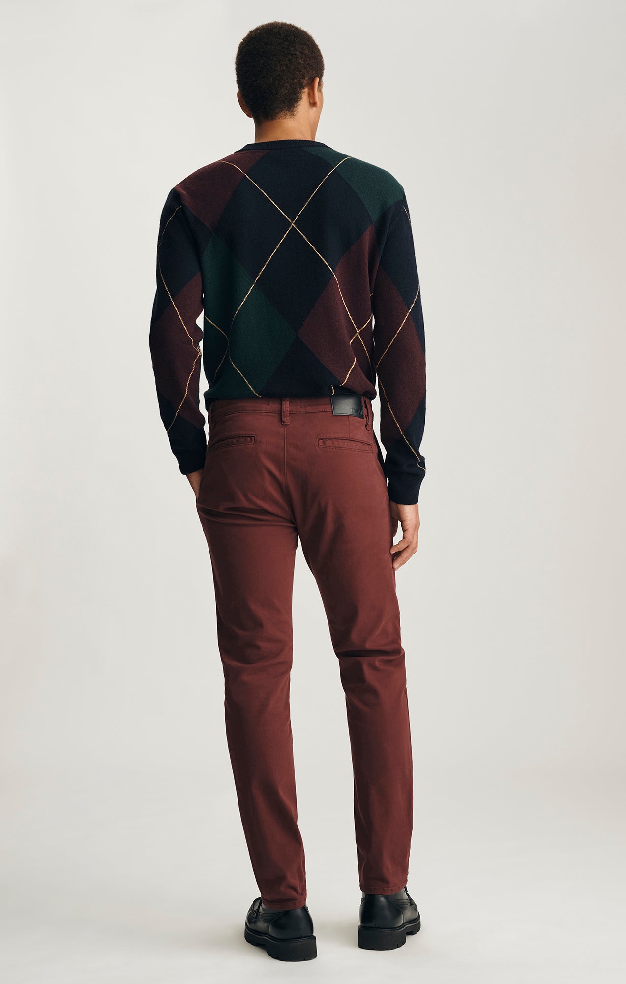 MILTON SLIM STRAIGHT CHINO IN PORT ROYALE CASUAL TWILL
