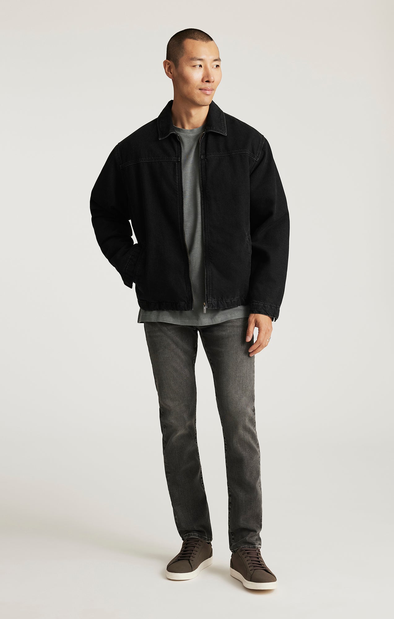 JAKE SLIM LEG IN MID SMOKE SUPERMOVE - Mavi Jeans