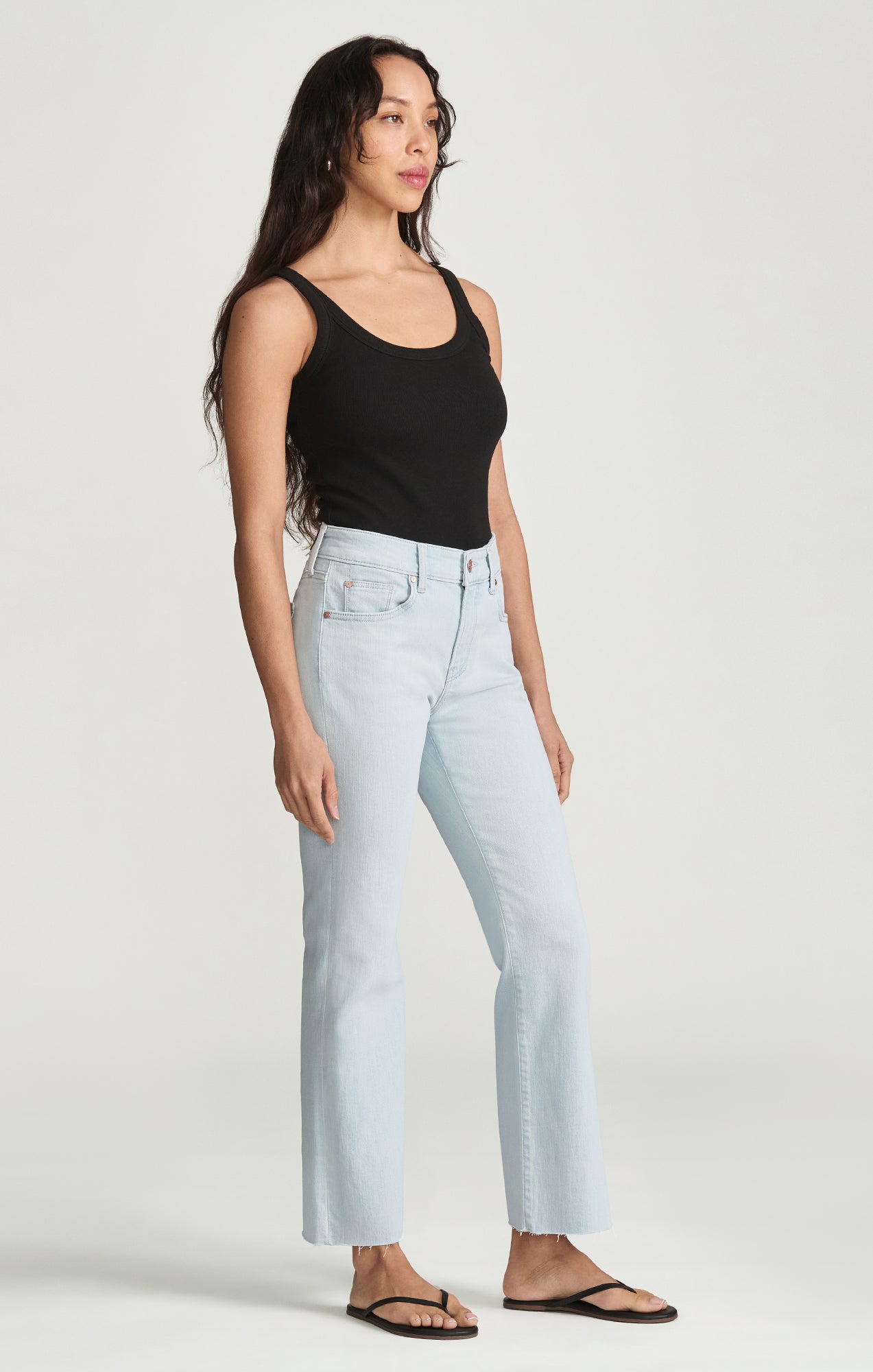 VICKY CROPPED BOOTCUT IN BLEACHED FLEX BLUE - Mavi Jeans