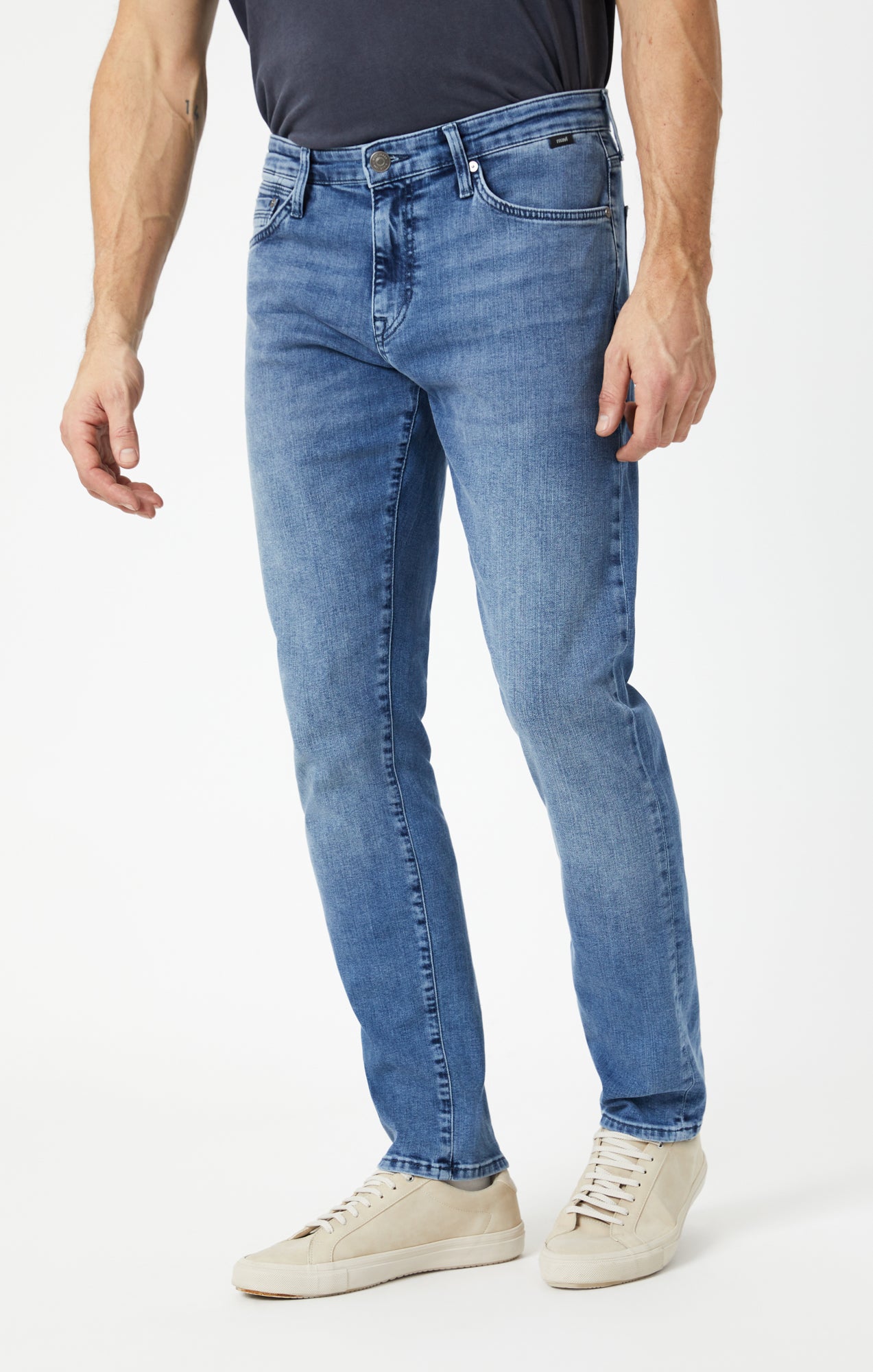 JAKE SLIM LEG IN MID BRUSHED WILLIAMSBURG - Mavi Jeans