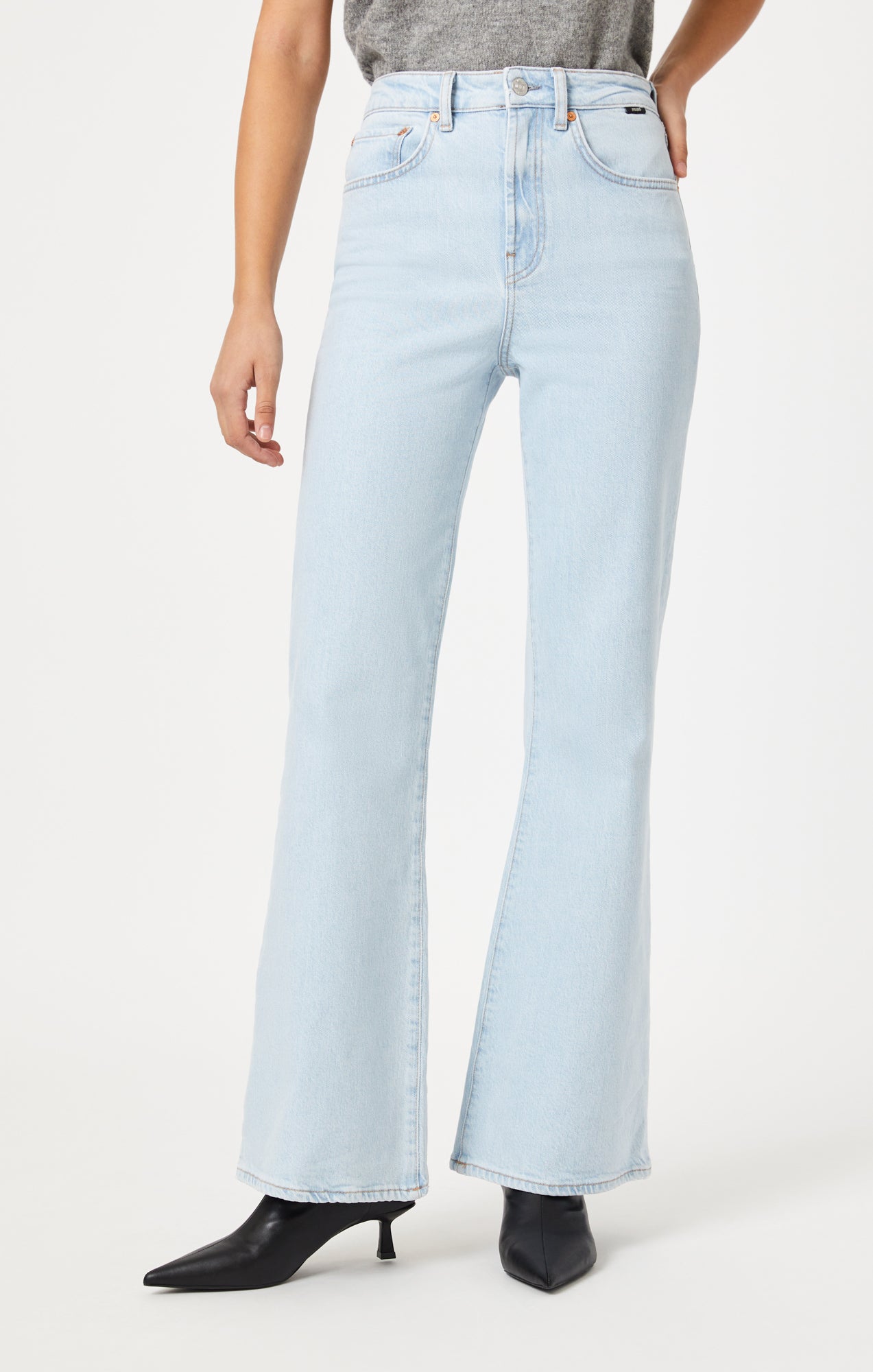 LOS ANGELES FLARE IN BLEACHED RECYCLED BLUE - Mavi Jeans