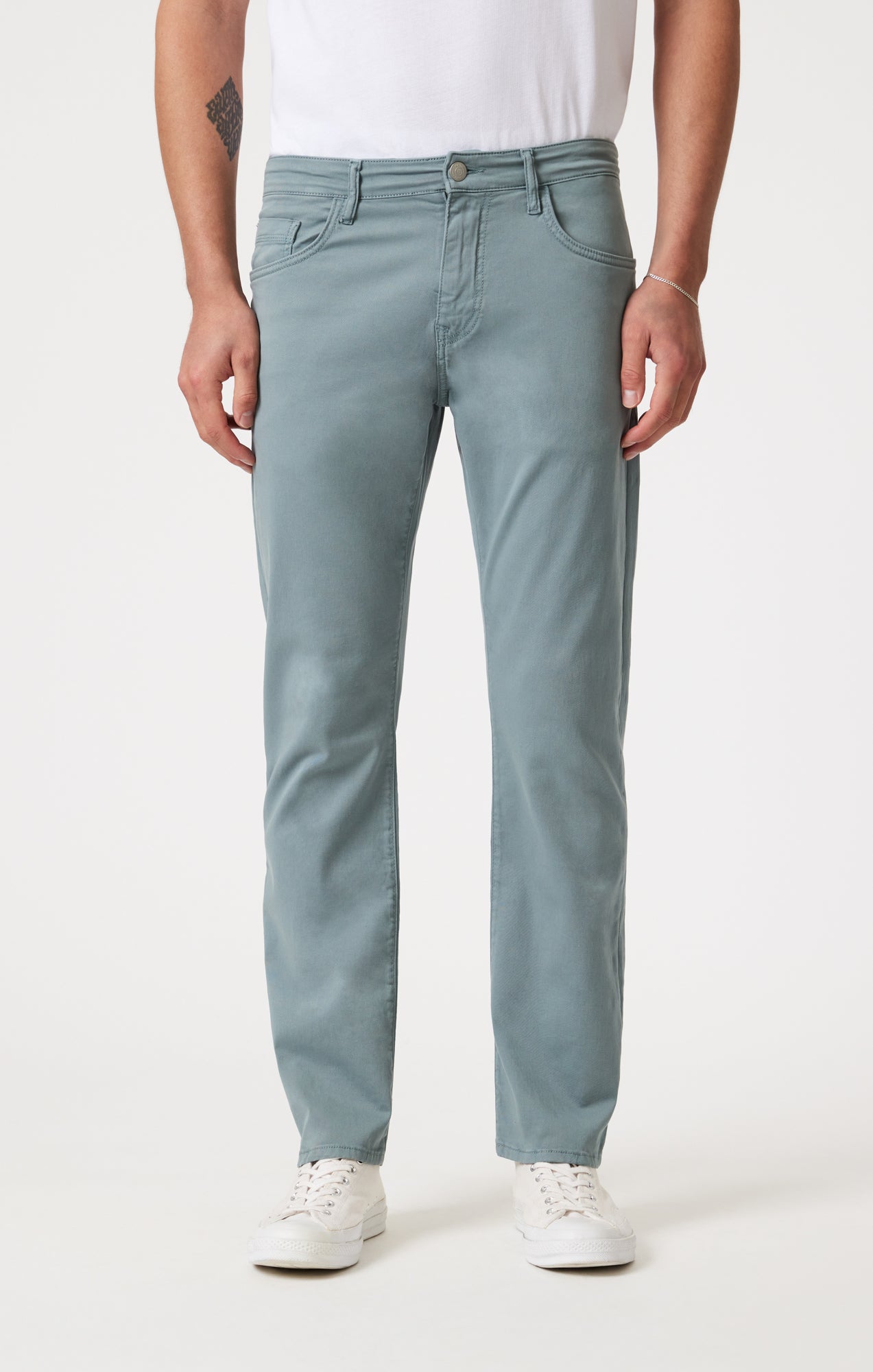 ZACH STRAIGHT LEG IN BLUE CASUAL TWILL - Mavi Jeans