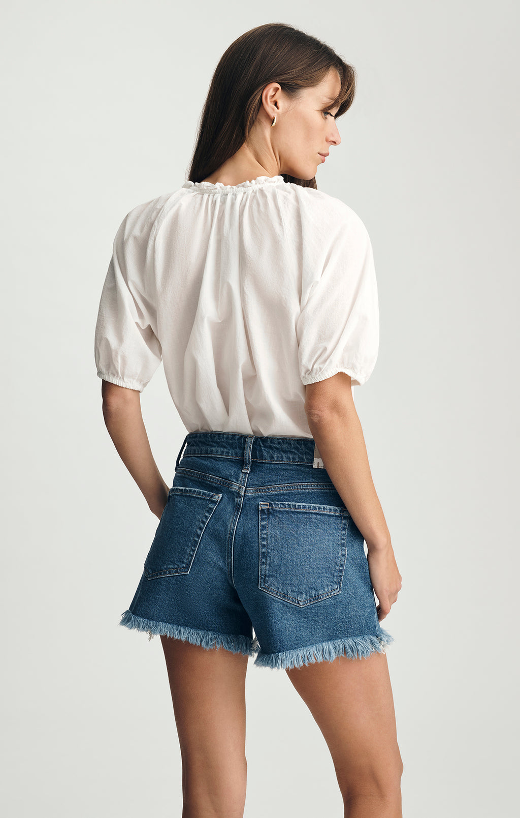 TAYLOR RELAXED SHORTS IN DARK BRUSHED CLASSIC BLUE - Mavi Jeans