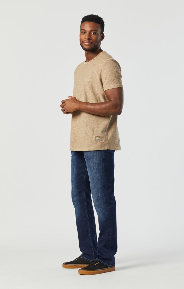 ZACH STRAIGHT LEG IN DARK BRUSHED WILLIAMSBURG - Mavi Jeans