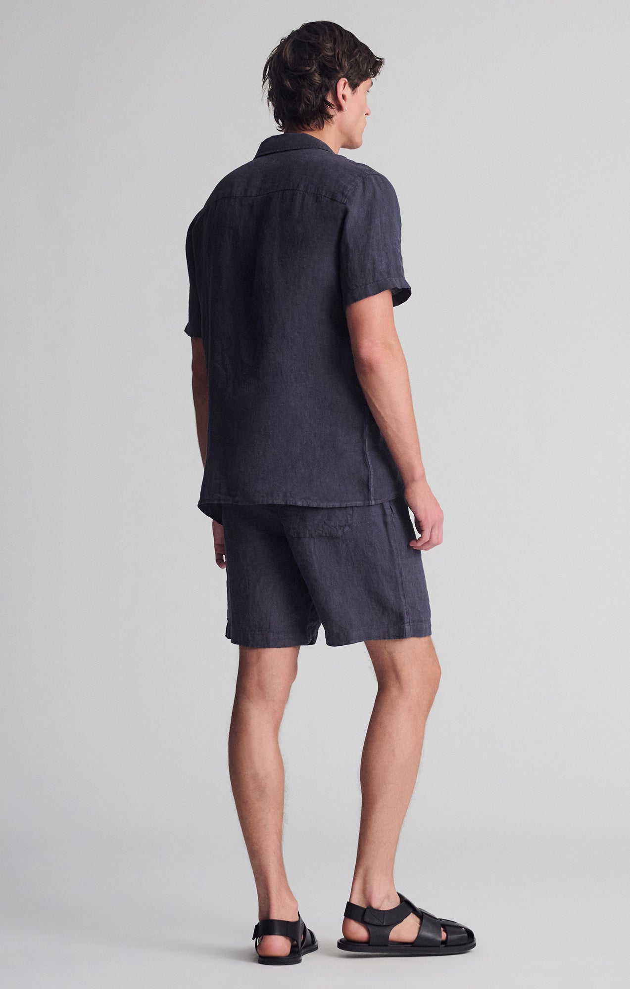 LINEN SHORT SLEEVE SHIRT IN PERISCOPE - Mavi Jeans
