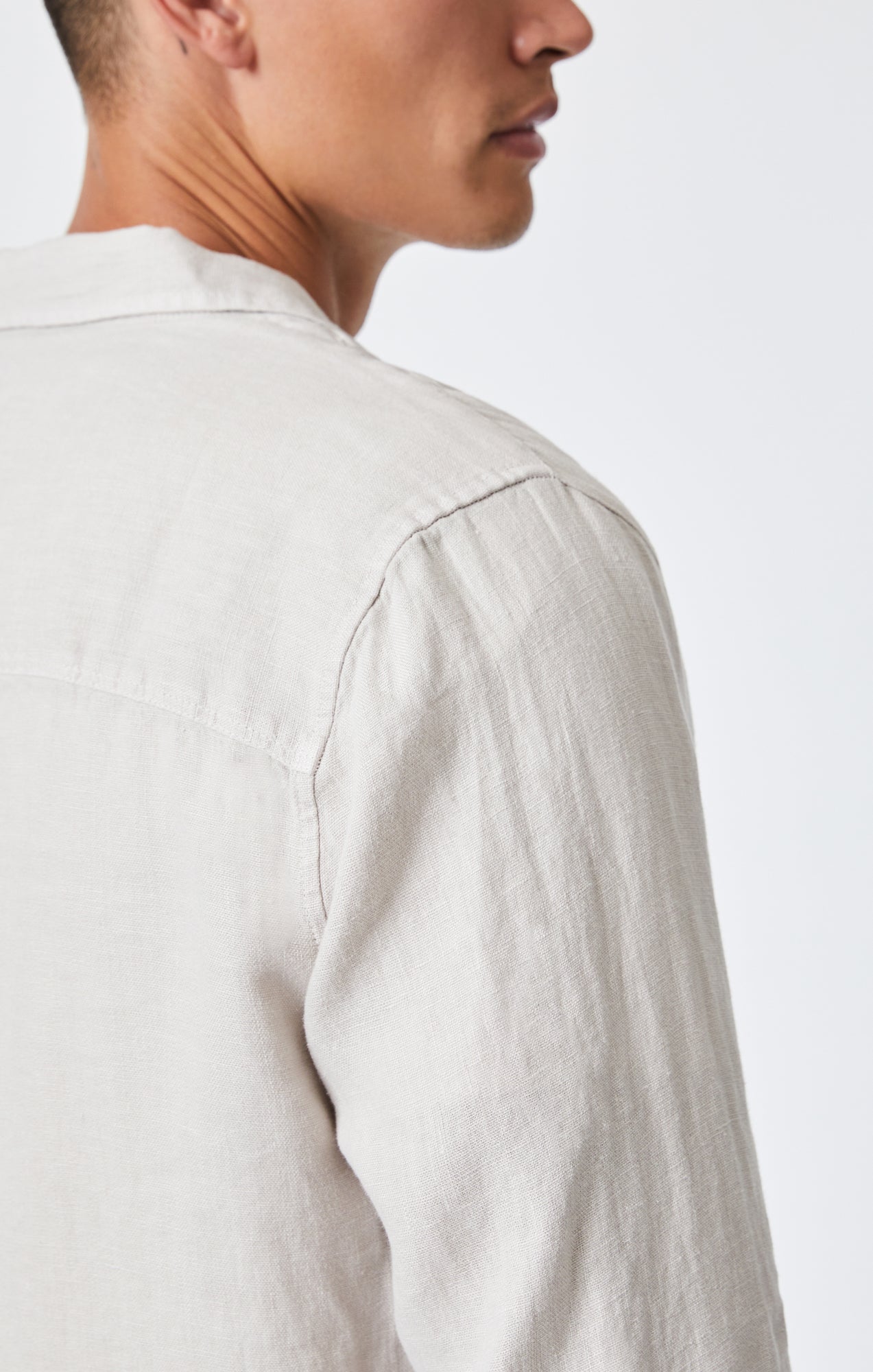 Mavi Men's Double Pocket Button-Up Shirt In Moonstruck