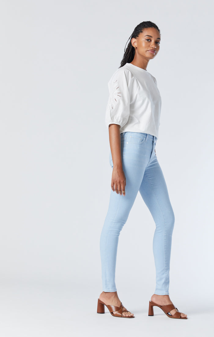 ALISSA SUPER SKINNY JEANS IN ICE BLUE FEATHER BLUE - Mavi Jeans