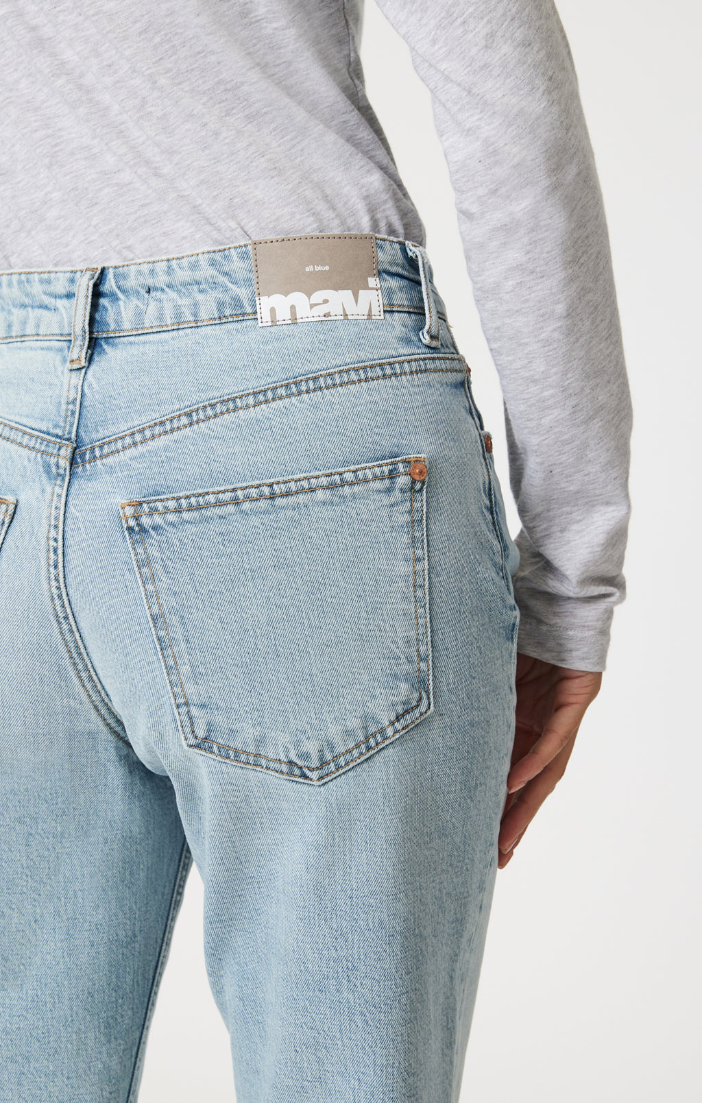 SAVANNAH STRAIGHT LEG IN BLEACHED CLASSIC BLUE - Mavi Jeans