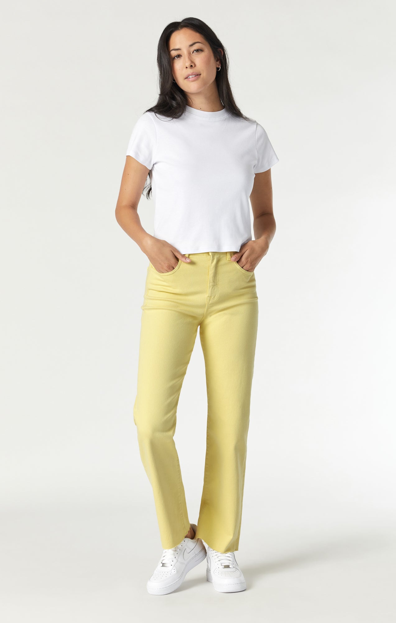 BARCELONA WIDE LEG IN LEMON GRASS LA BLUE - Mavi Jeans