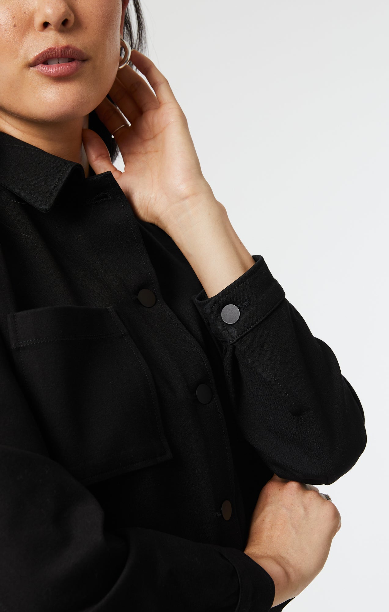 SHIRLEY JACKET IN BLACK MOVE STRETCH - Mavi Jeans