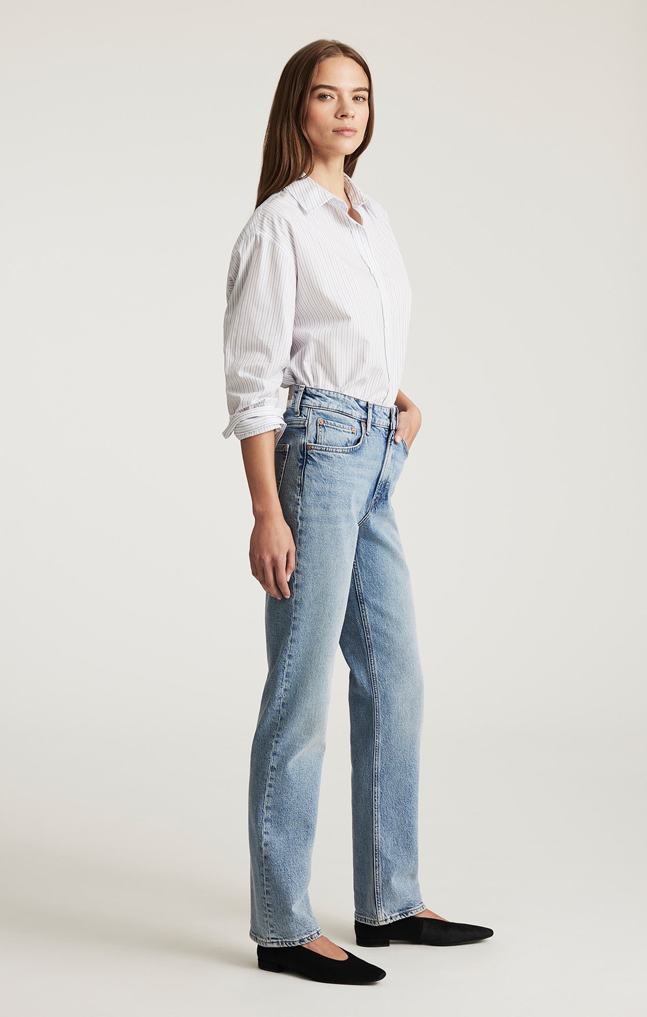 NEW YORK STRAIGHT LEG IN DARK VINTAGE CLASSIC BLUE - Mavi Jeans