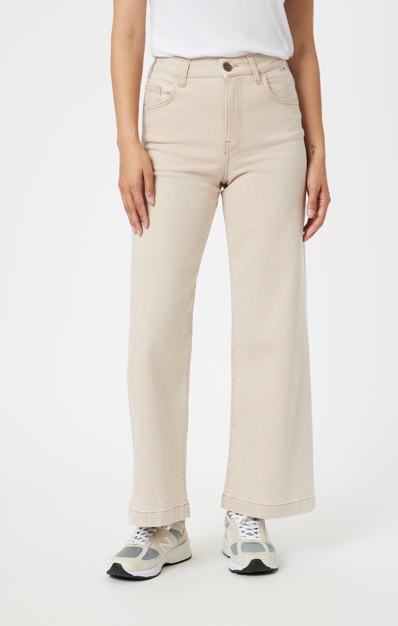 PALOMA WIDE LEG IN BEIGE NATURAL DYE - Mavi Jeans
