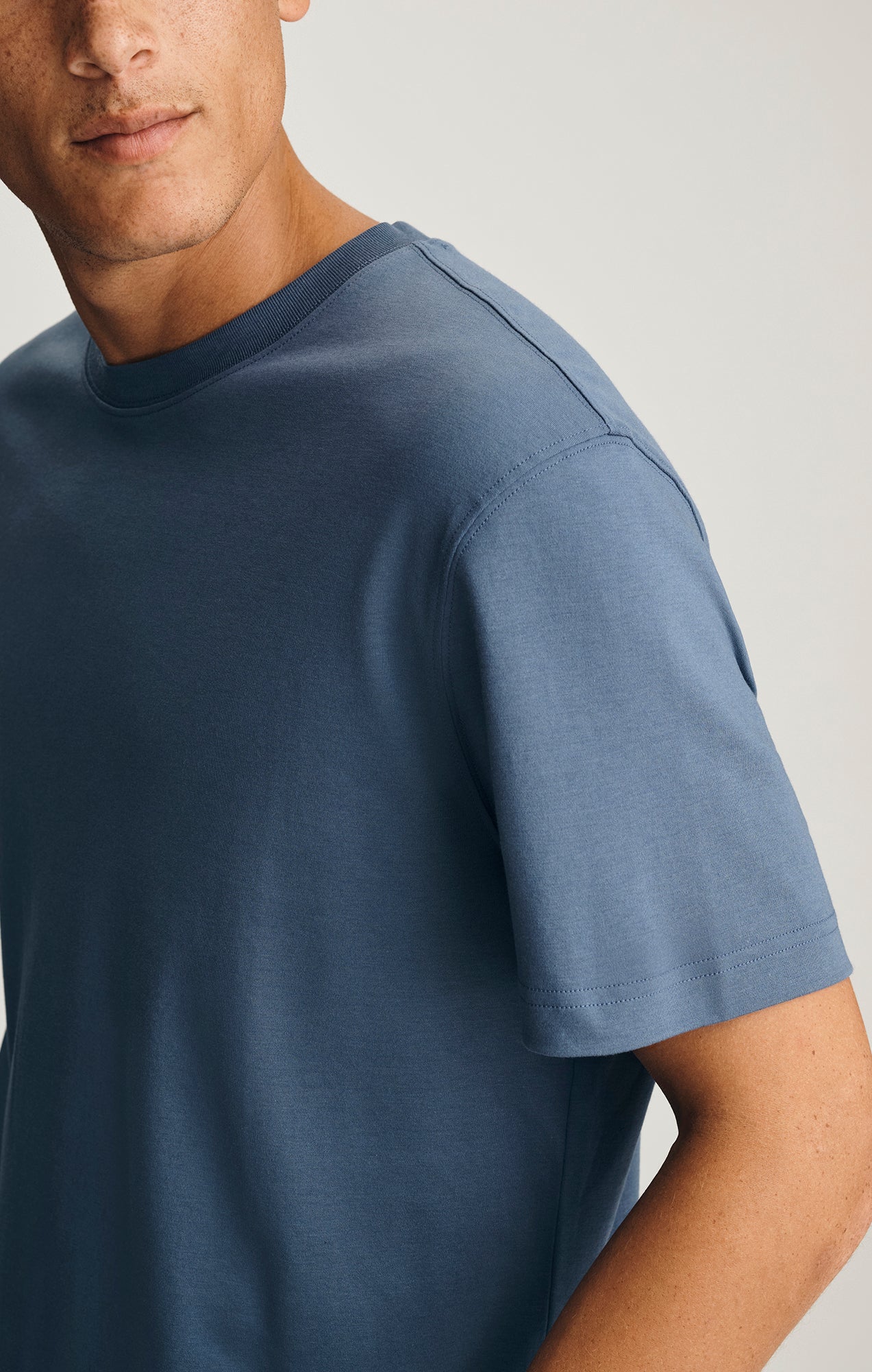 Mavi Men's Basic Short Sleeve T-Shirt In Vintage Indigo – Mavi Canada