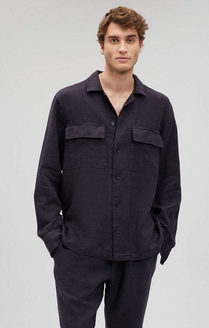 DOUBLE POCKET BUTTON-UP SHIRT IN PERISCOPE - Mavi Jeans