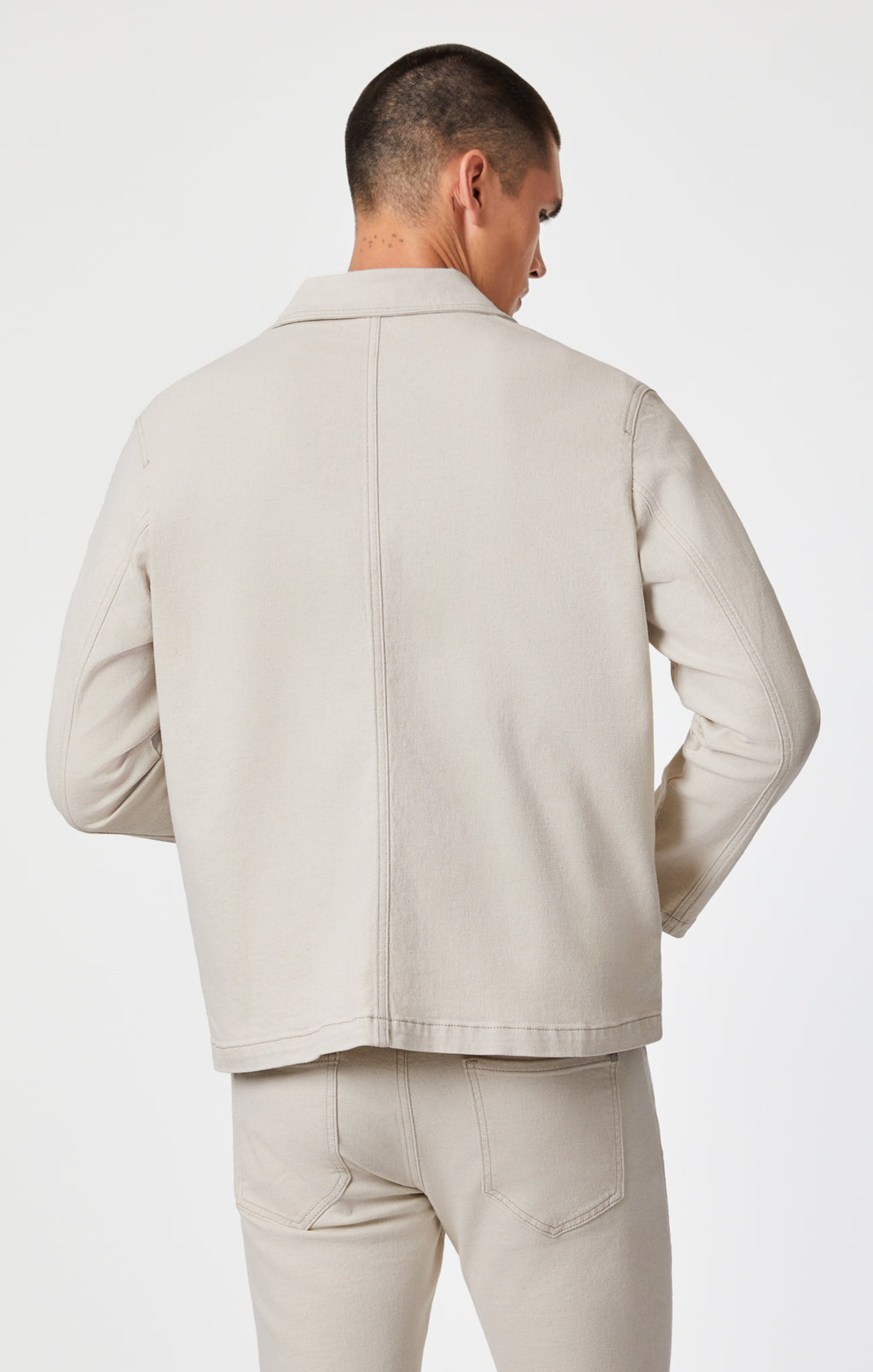 VICTOR JACKET IN NATURAL ECRU DENIM - Mavi Jeans