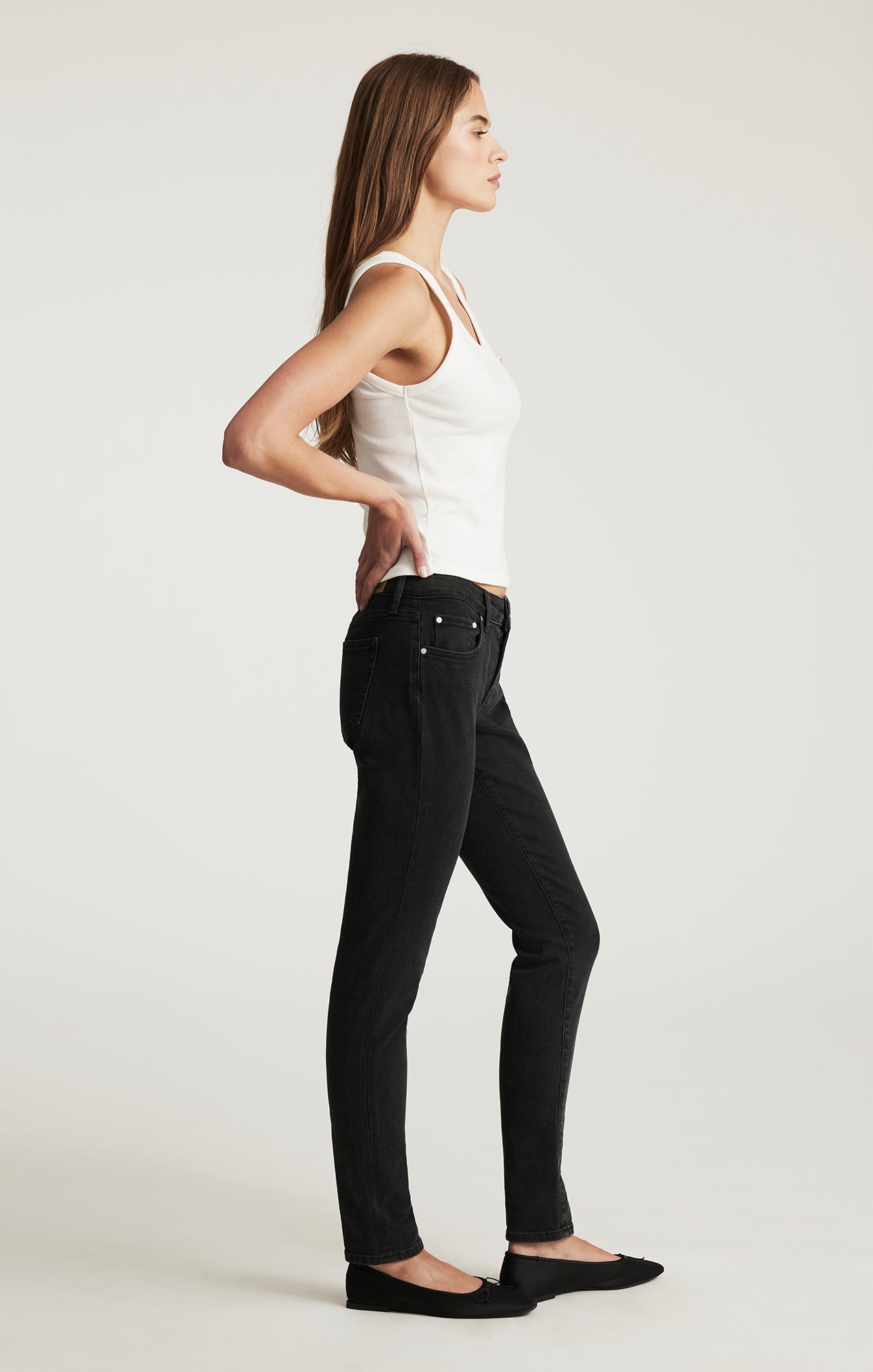 ALEXA SKINNY IN SMOKE TRIBECA - Mavi Jeans