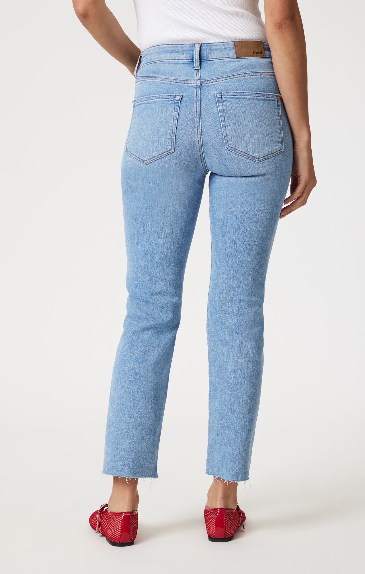 VIOLA STRAIGHT LEG IN LIGHT BRUSHED FLEX BLUE - Mavi Jeans