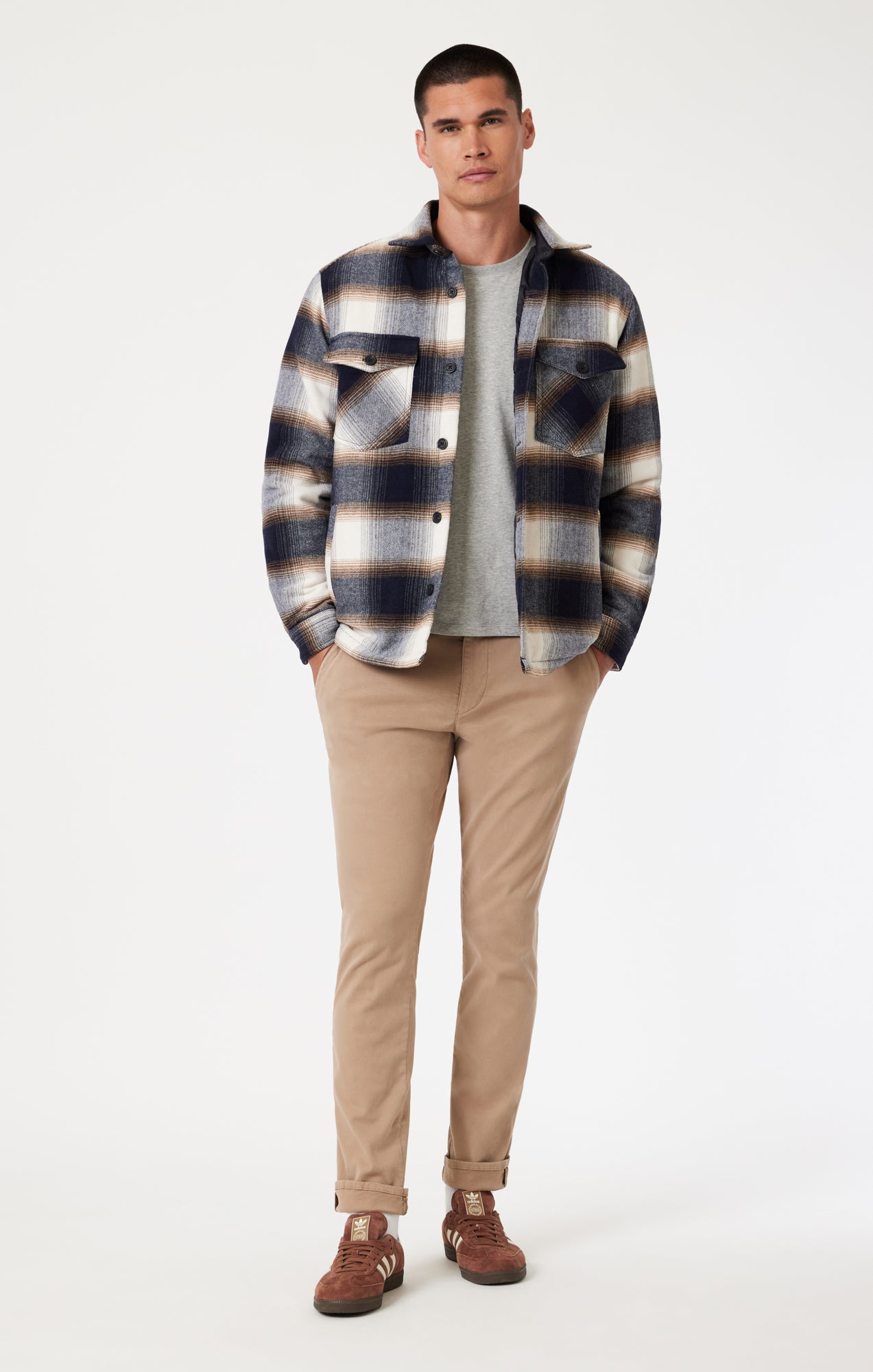 JOHNNY SLIM CHINO IN SAND CASUAL TWILL - Mavi Jeans