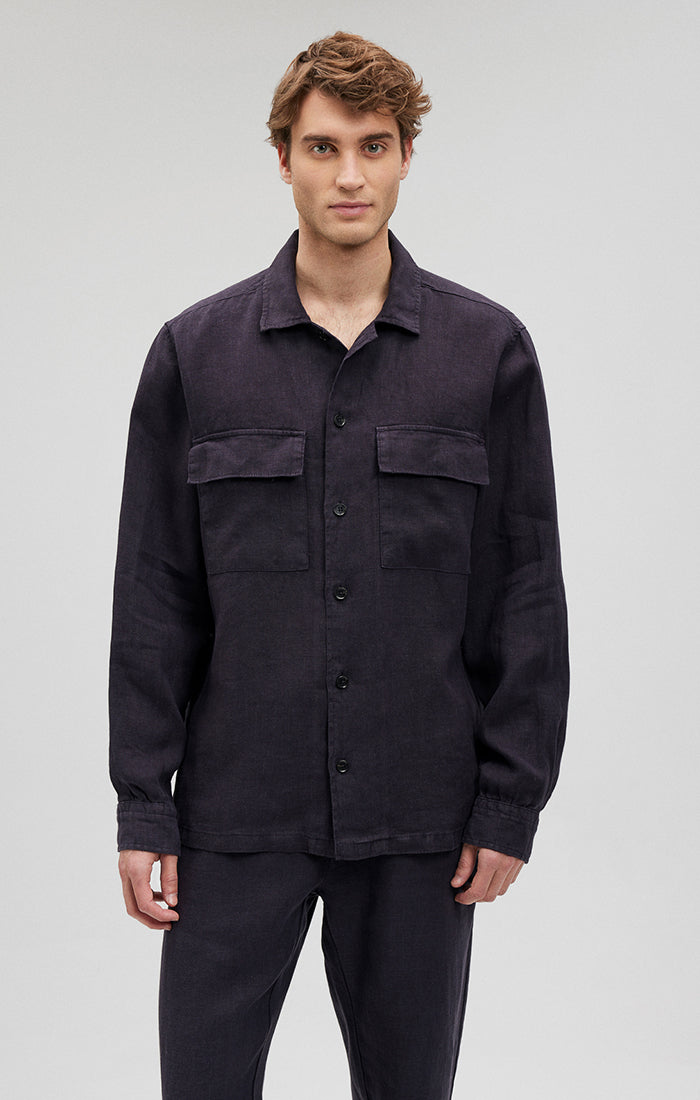 DOUBLE POCKET BUTTON-UP SHIRT IN PERISCOPE - Mavi Jeans