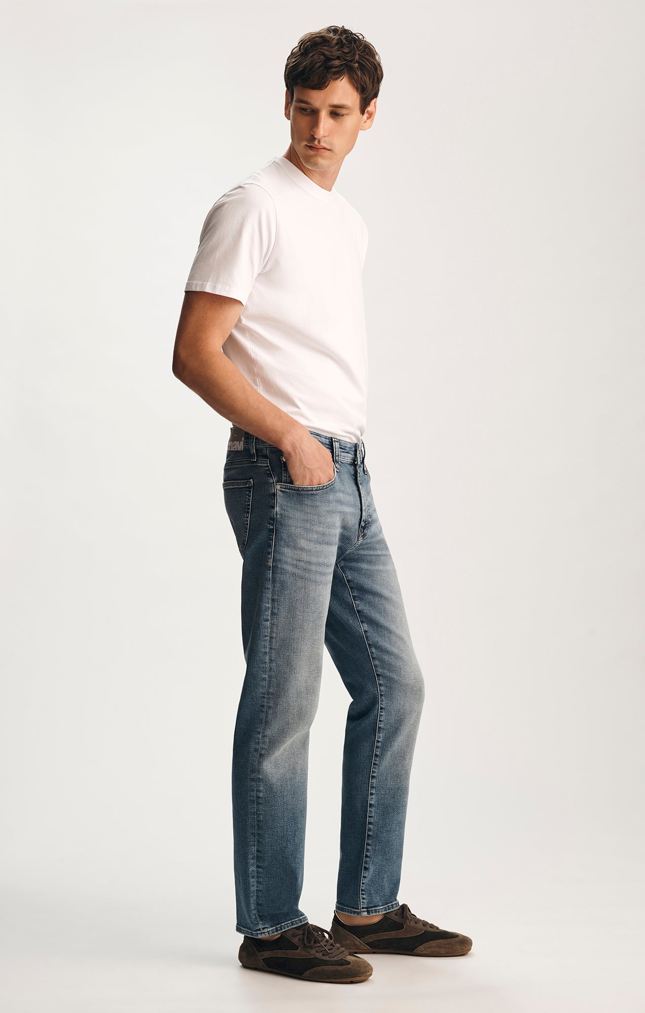 ZACH STRAIGHT LEG IN MID USED CLASSIC VINTAGE - Mavi Jeans