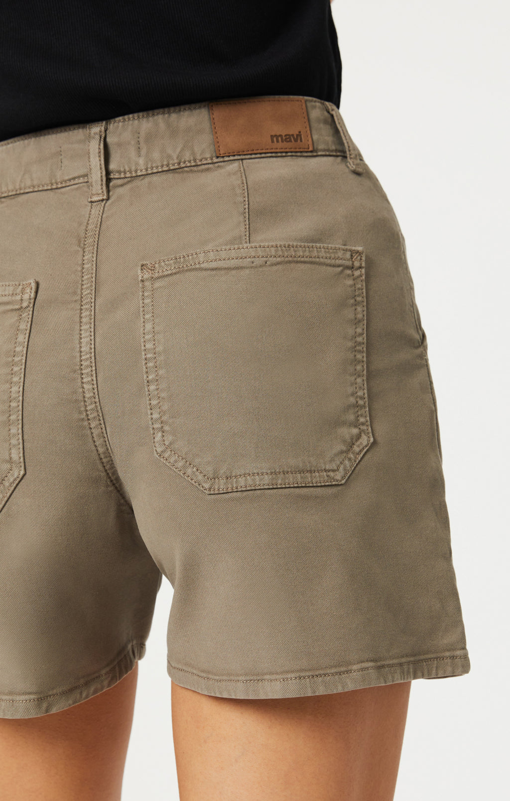 KYLIE SHORTS IN VETIVER LUXE TWILL - Mavi Jeans