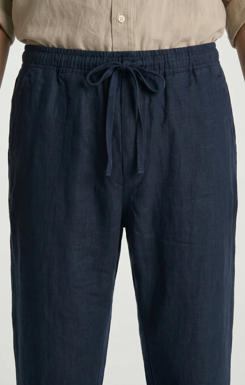 LINEN PANTS IN DARK SAPPHIRE - Mavi Jeans