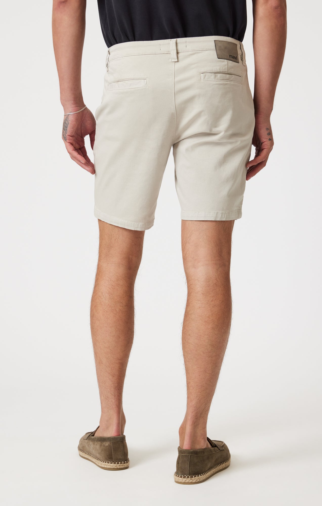 JACOB CROP SHORTS IN FROST CASUAL TWILL - Mavi Jeans