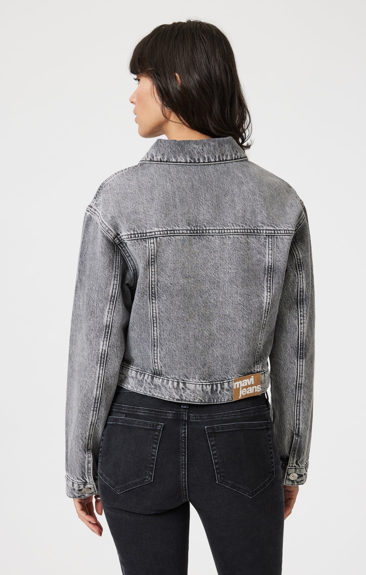 HARMONY DENIM JACKET IN LIGHT SMOKE DENIM - Mavi Jeans