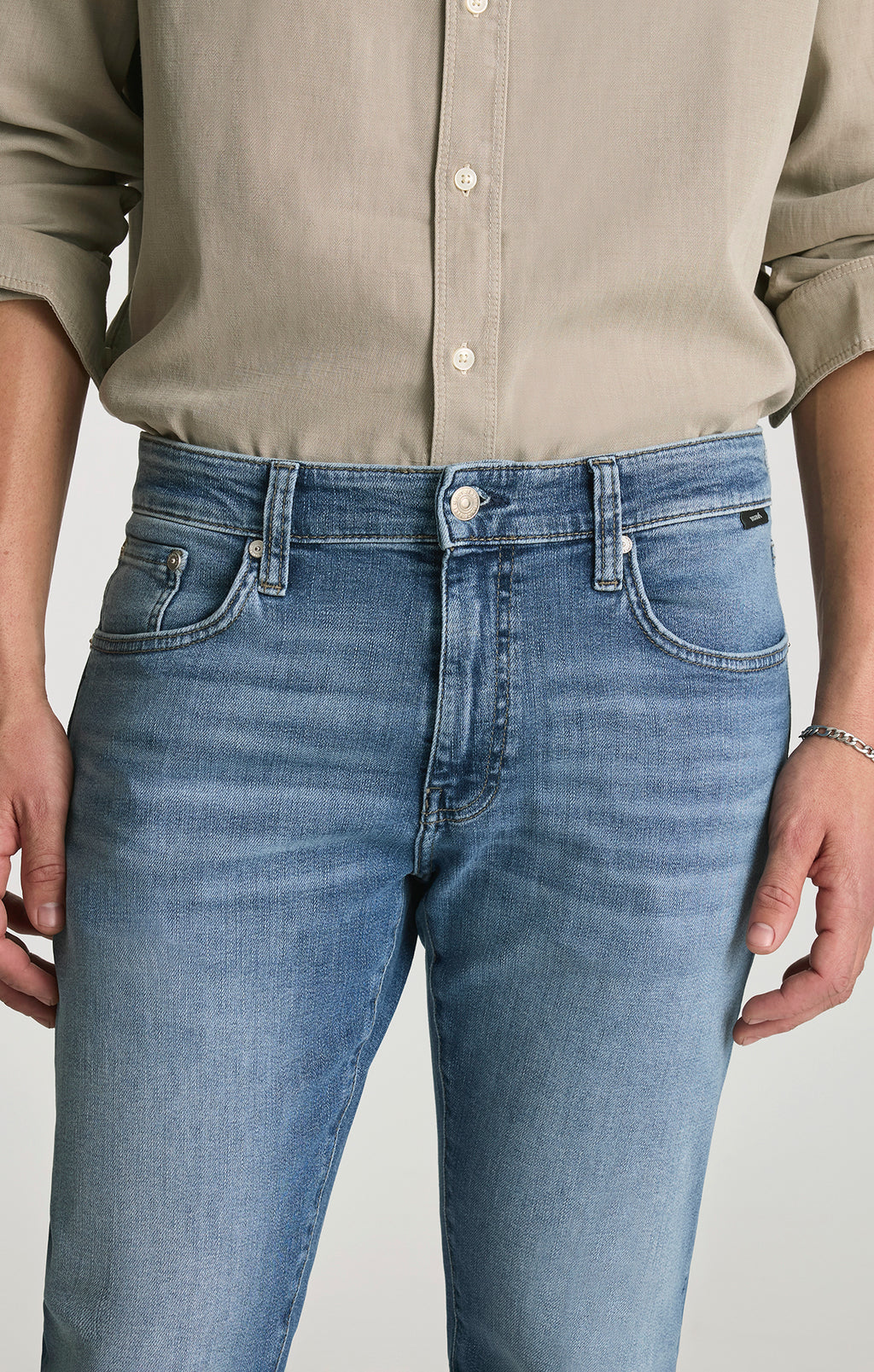 MARCUS SLIM STRAIGHT LEG IN LIGHT USED BRUSHED CLASSIC VINTAGE