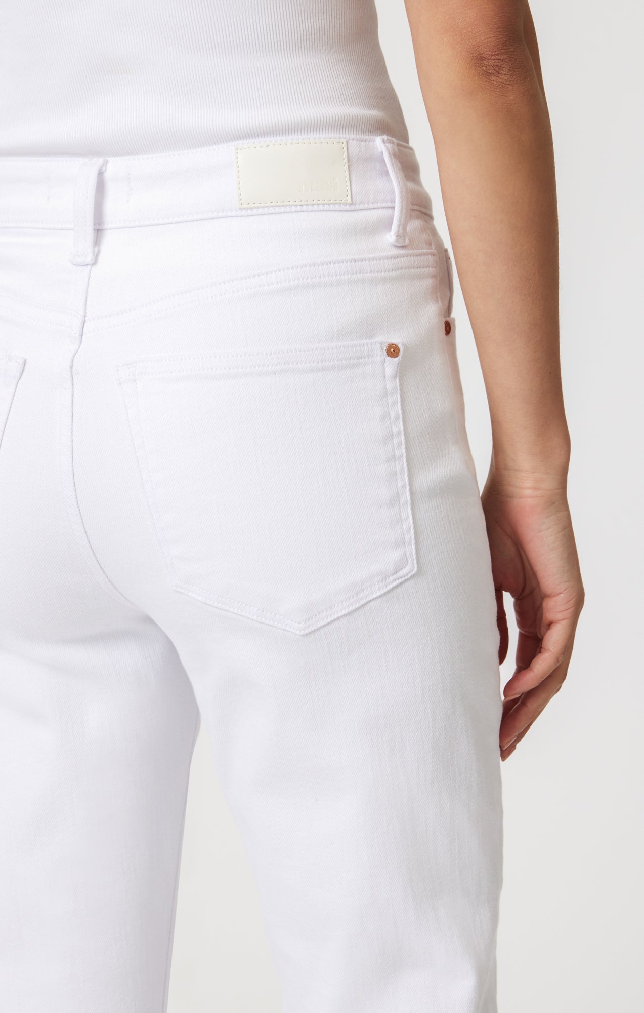 NEW YORK STRAIGHT LEG IN WHITE FLEX BLUE - Mavi Jeans