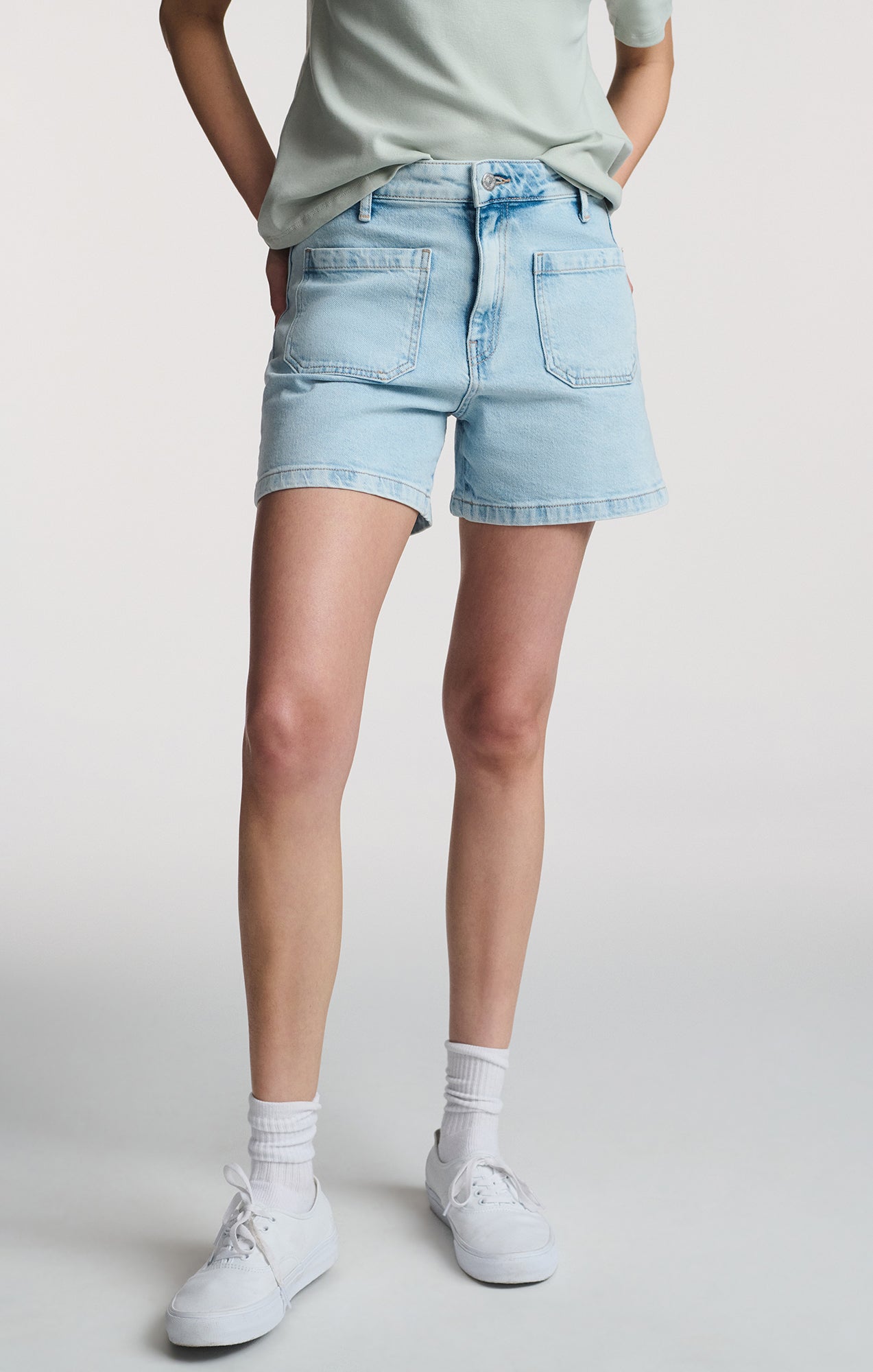 ERIN MARINE SHORTS IN BLEACHED 90's - Mavi Jeans