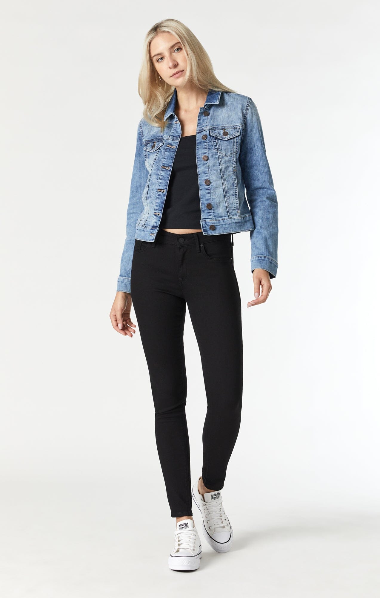 SAMANTHA DENIM JACKET IN BLEACH RANDOM NOLITA - Mavi Jeans