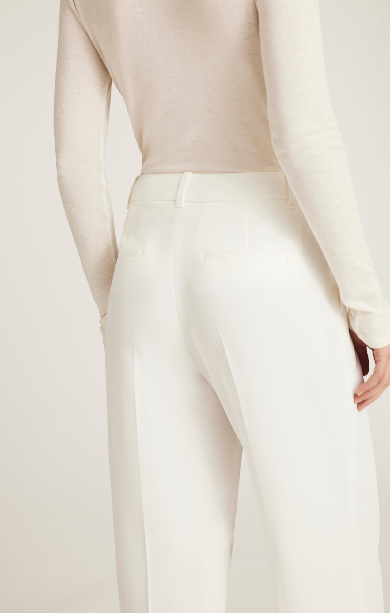 EDITION STRAIGHT LEG PANTS IN COCONUT MILK - Mavi Jeans