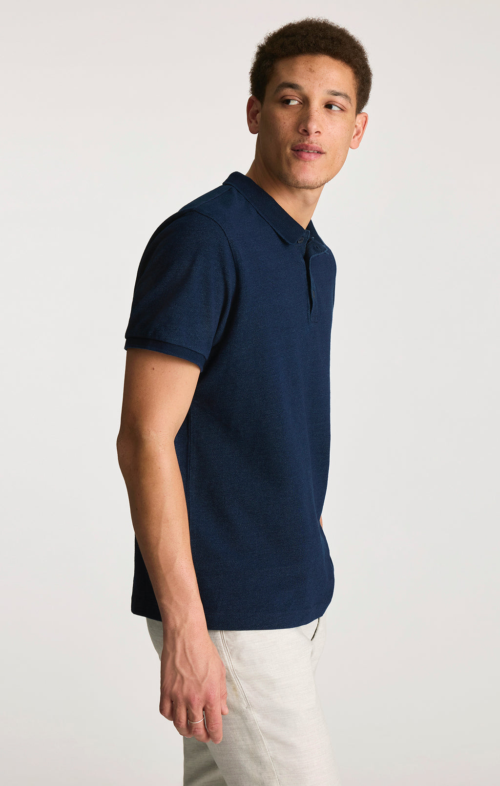 POLO T-SHIRT IN INDIGO - Mavi Jeans