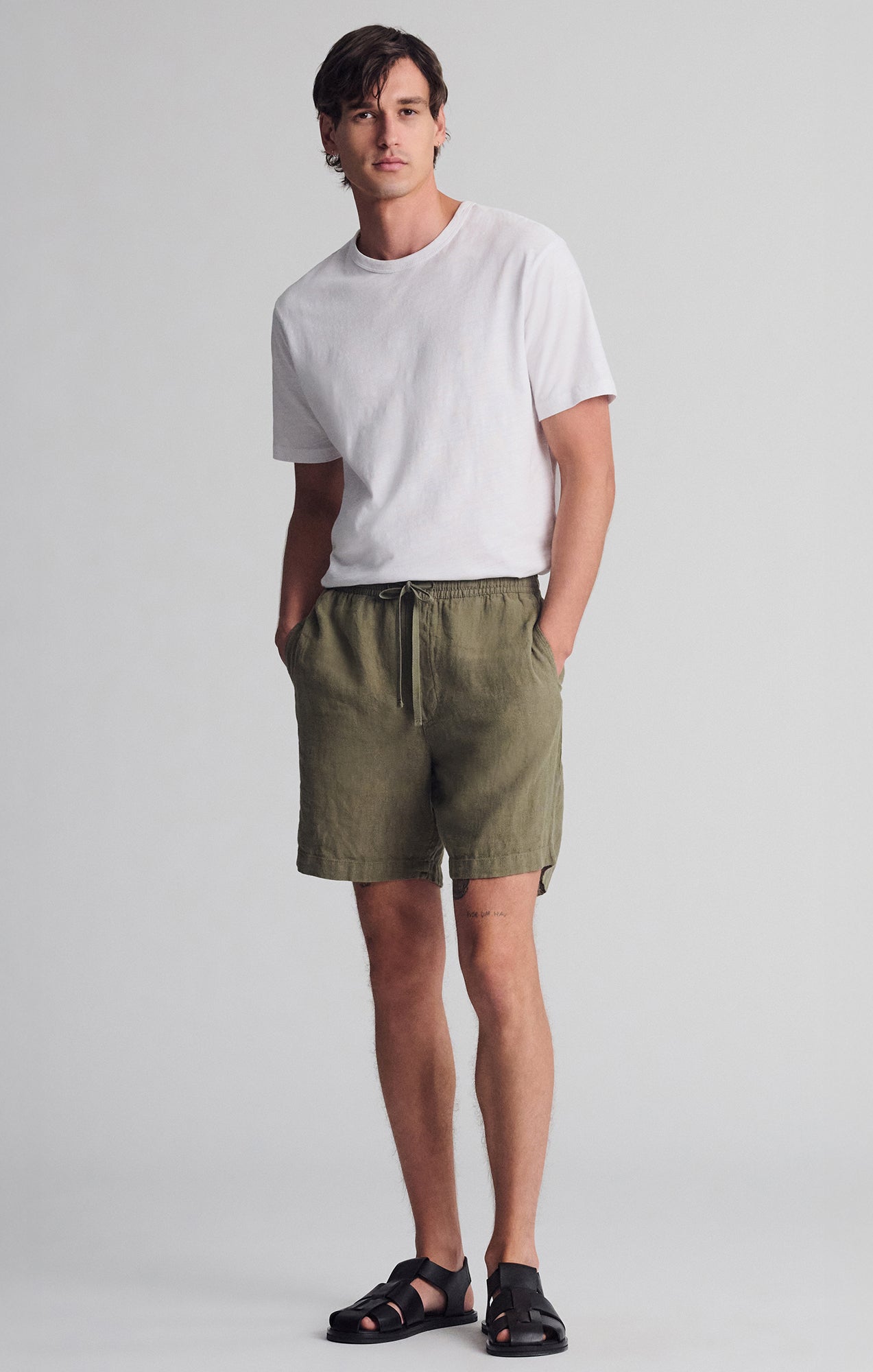 LINEN POCKET SHORTS IN KALAMATA - Mavi Jeans