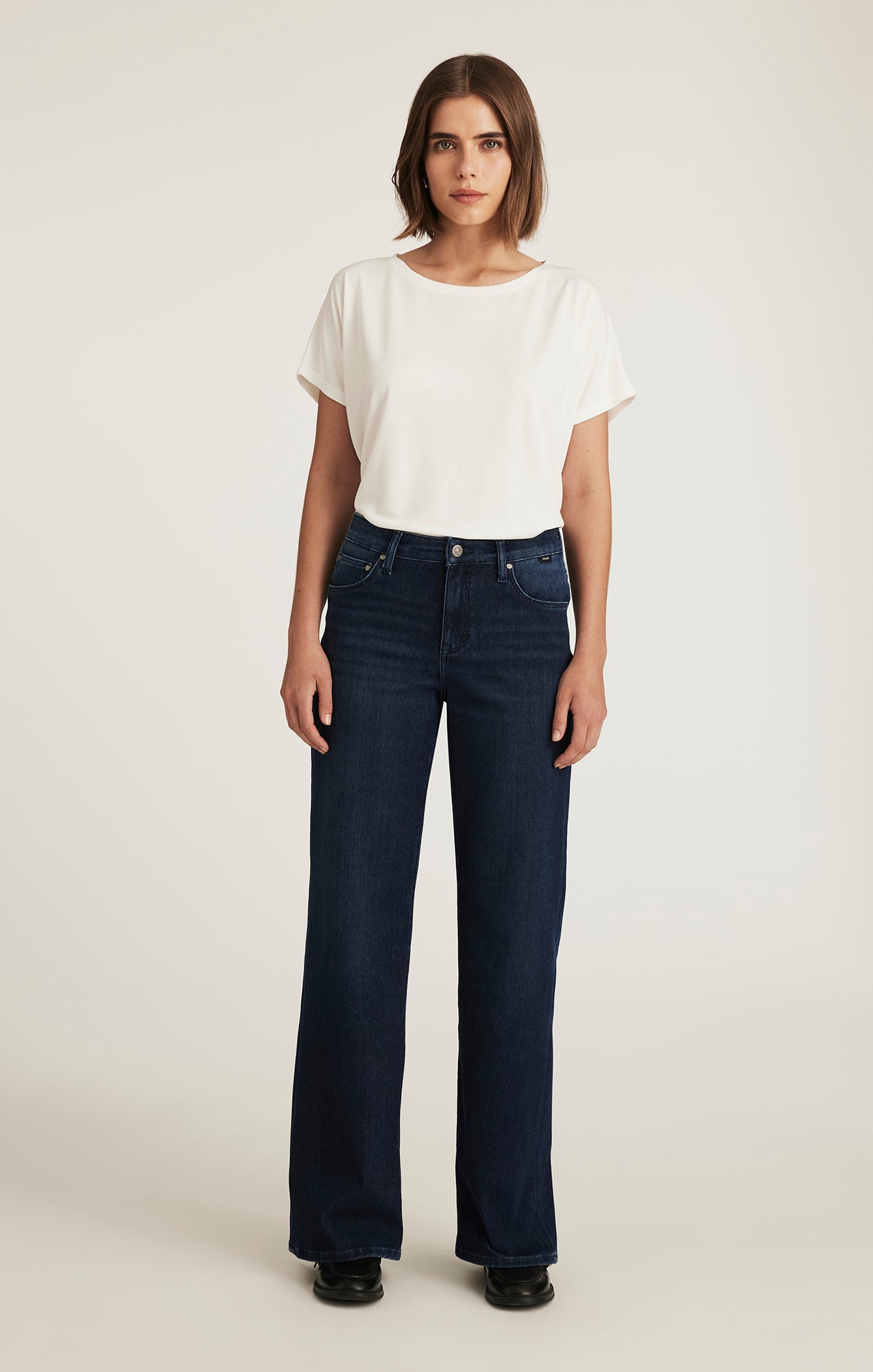 SABRINA WIDE LEG IN DARK BLUE MOVE - Mavi Jeans