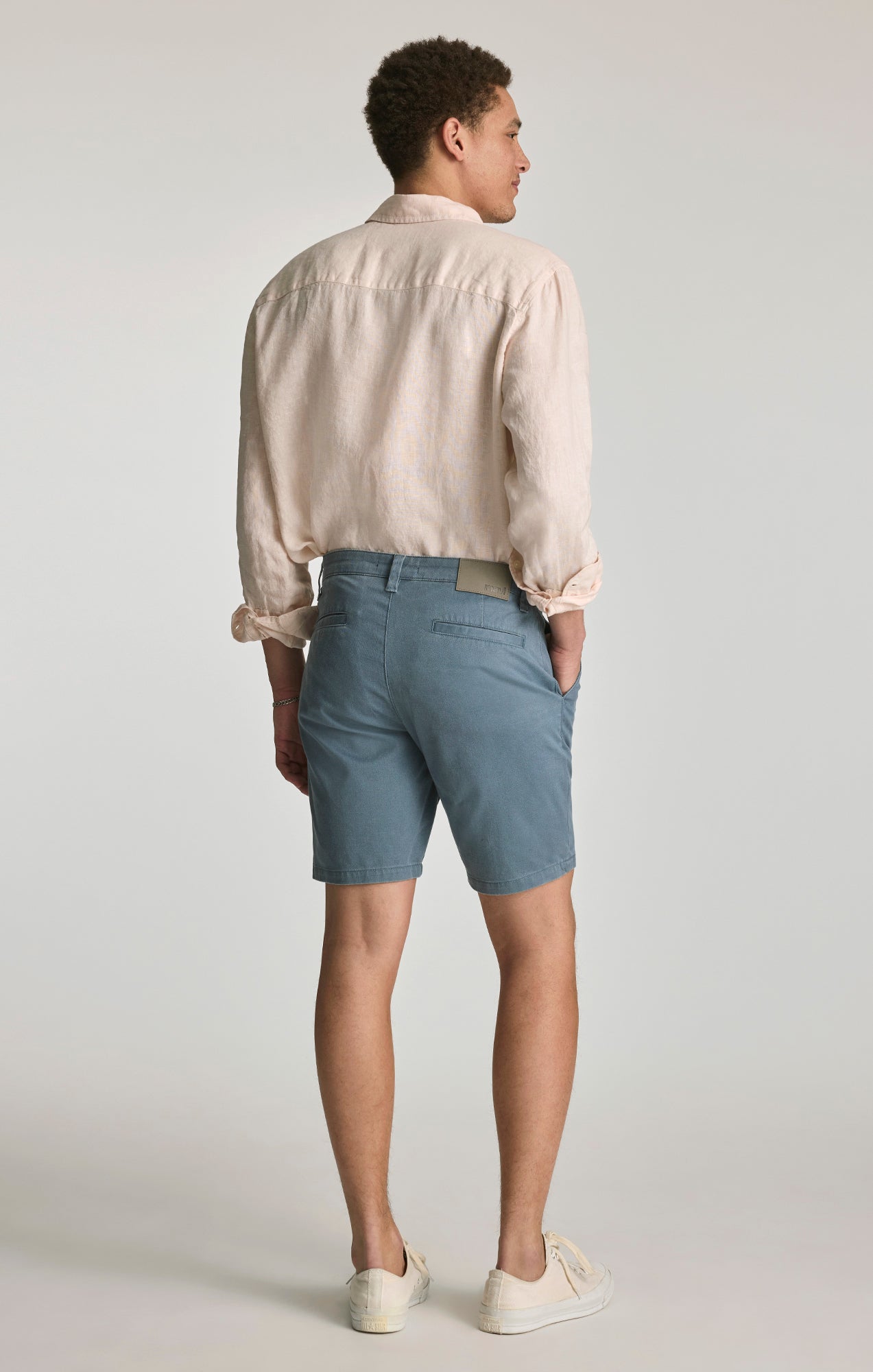 NOAH SHORTS IN FADED BLUE VINTAGE COLORED - Mavi Jeans
