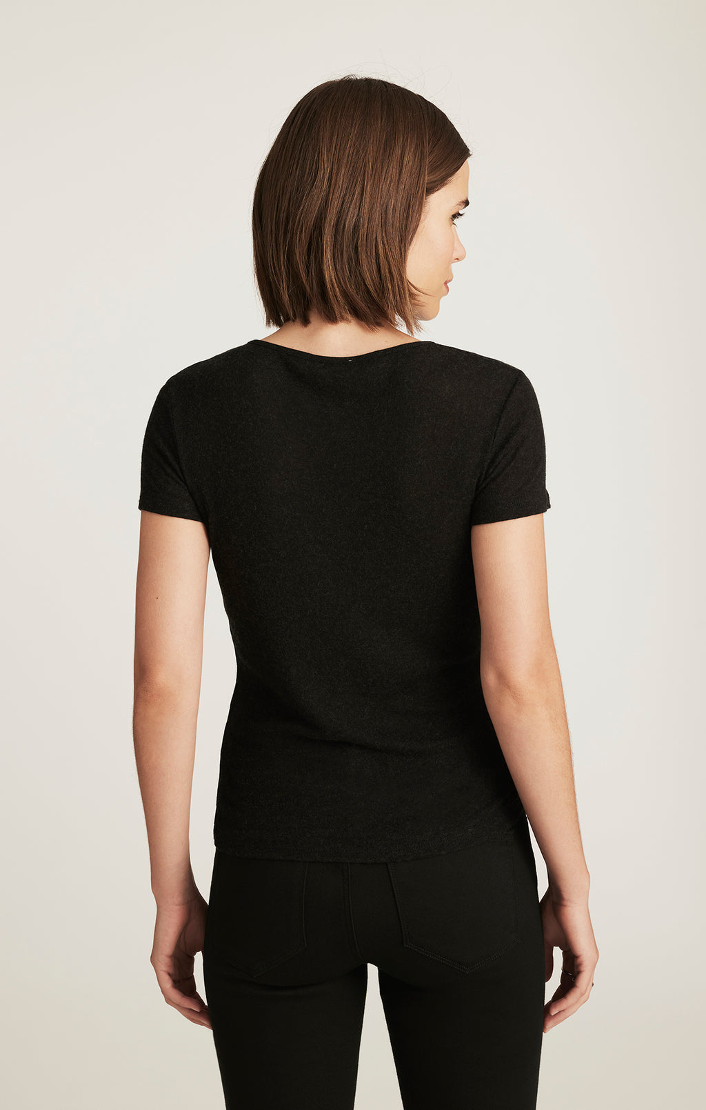 EDITION CAP SLEEVE T-SHIRT IN BLACK - Mavi Jeans