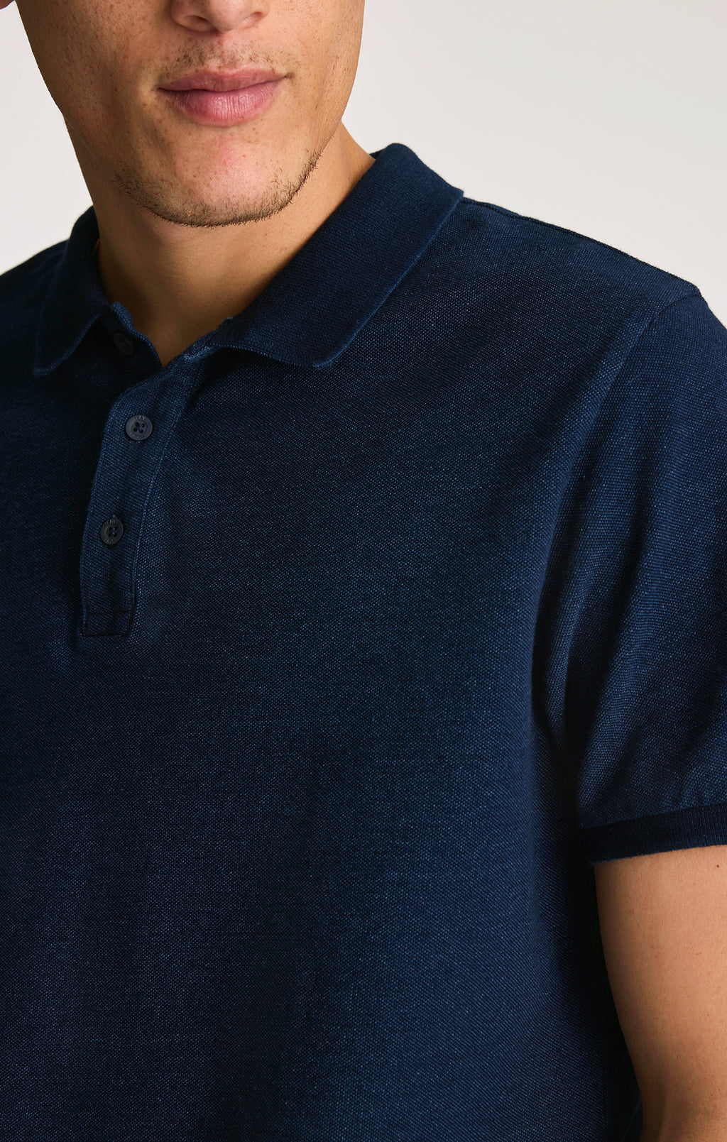 POLO T-SHIRT IN INDIGO - Mavi Jeans
