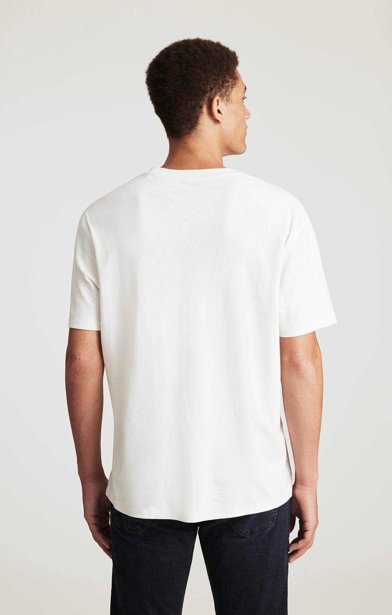 MAVI LOGO T-SHIRT IN COCONUT MILK - Mavi Jeans