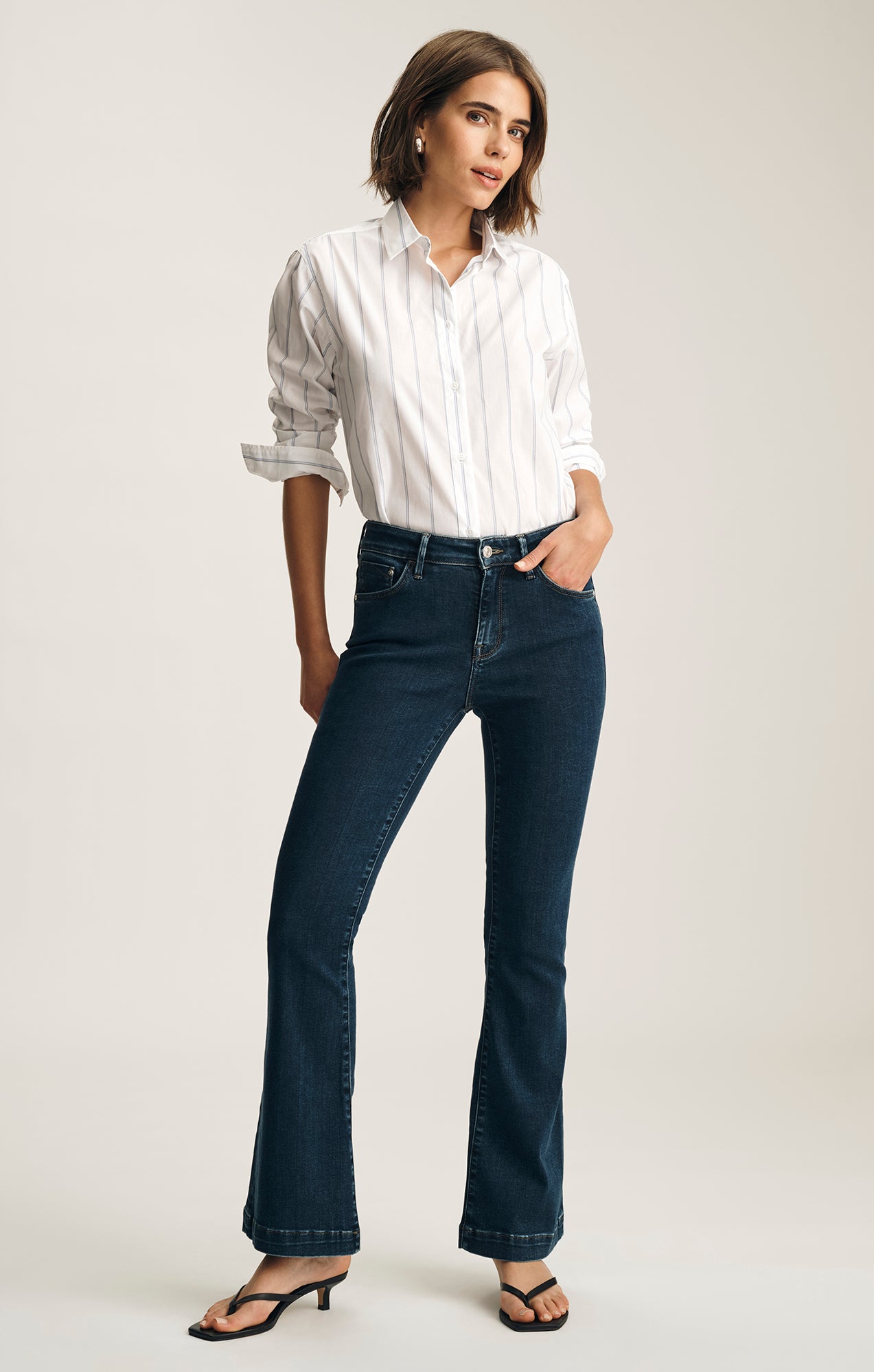 SYDNEY FLARE IN DARK SUPERSOFT - Mavi Jeans