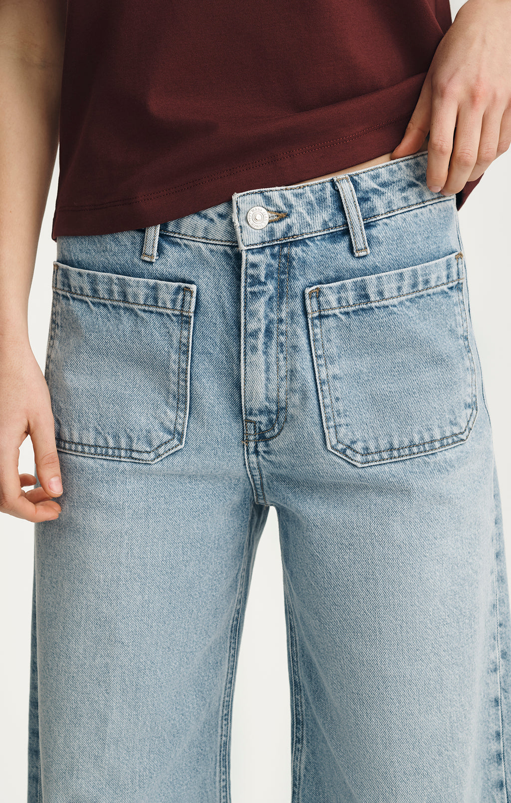 CHRISTINE WIDE LEG IN LIGHT CLASSIC DENIM - Mavi Jeans