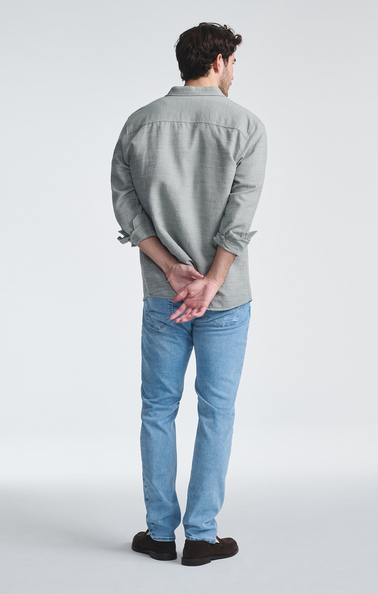 MARCUS SLIM STRAIGHT LEG IN AQUA BLUE FEATHER BLUE - Mavi Jeans