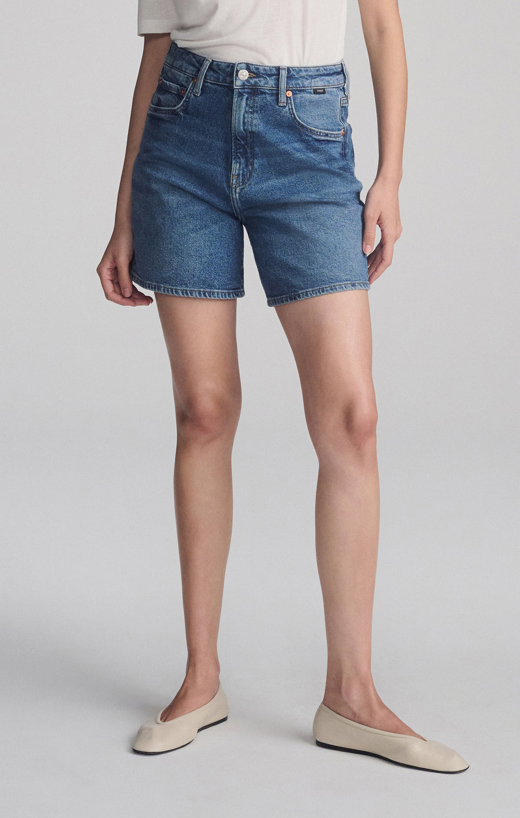 HEIDI LONG SHORTS IN DARK 90'S - Mavi Jeans