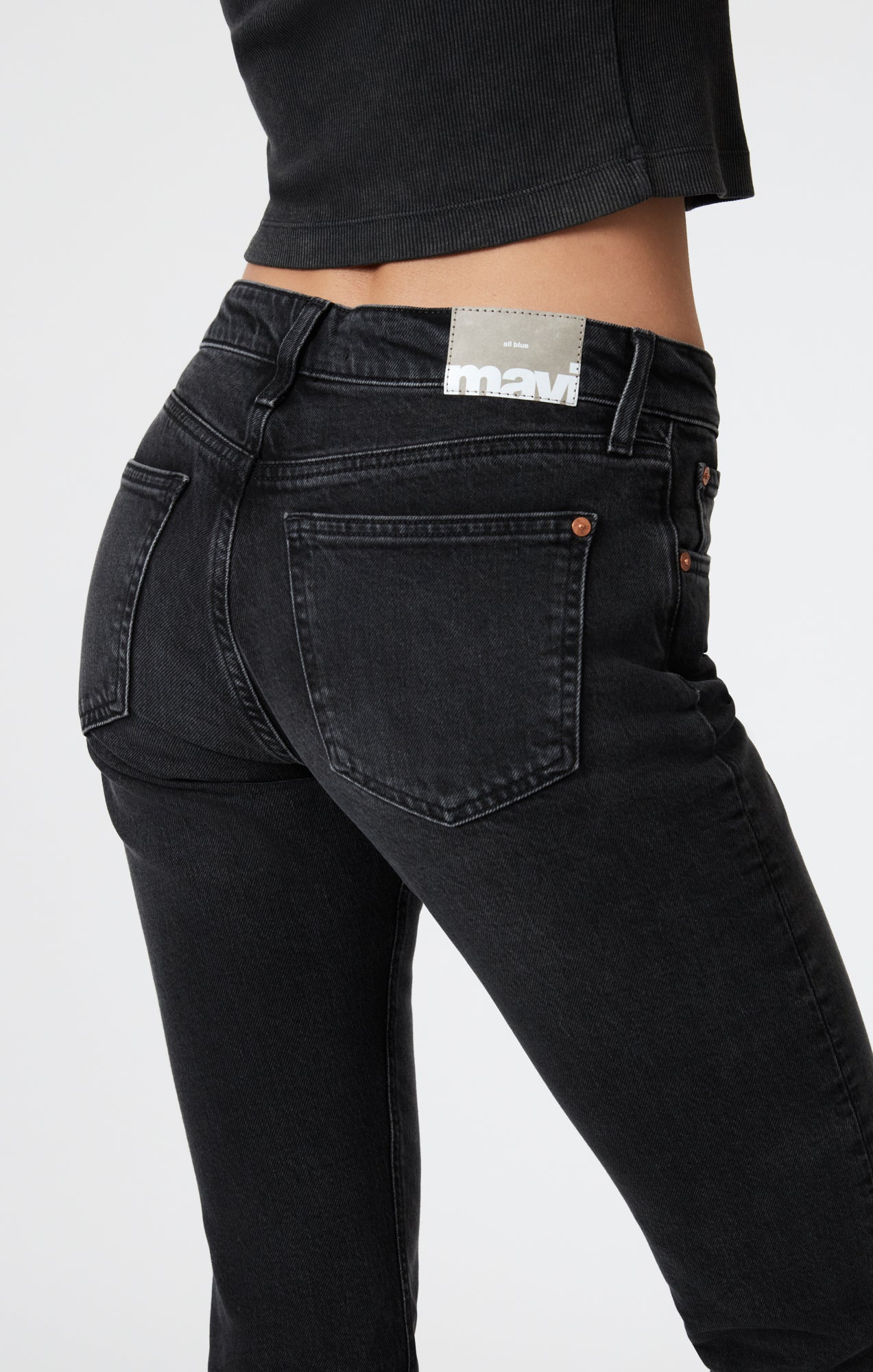 MIRELLA STRAIGHT LEG IN SMOKE CLASSIC BLUE - Mavi Jeans