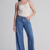 MERLY WIDE LEG IN MID WELL BLUE - Mavi Jeans